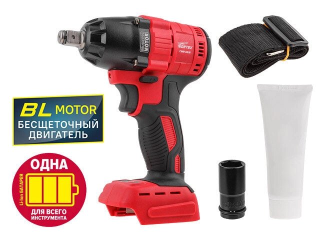 Аккум. ударный гайковерт WORTEX CWR 0318 в кор. ALL1 SOLO от компании ИП Некраш Александр Александрович / автоинструмент - фото 1