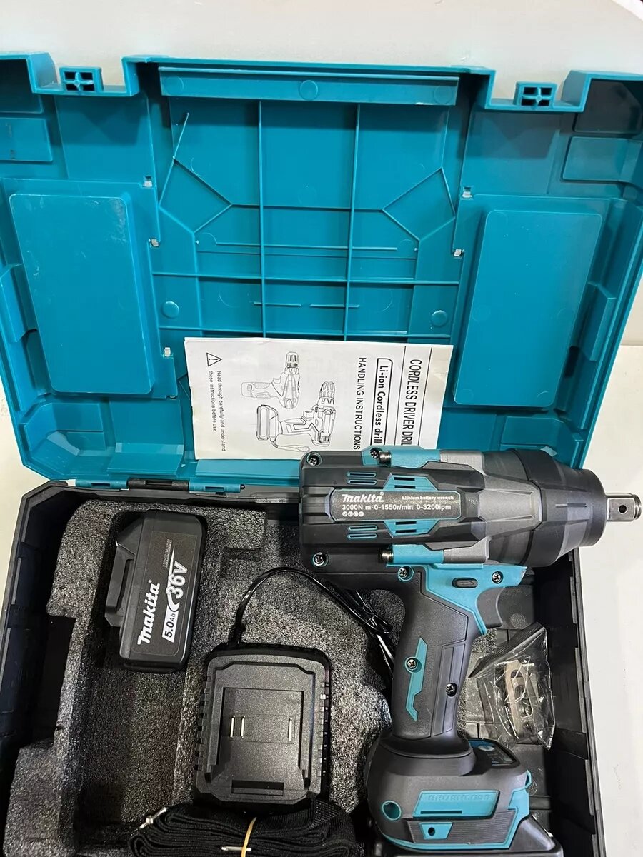 Ударный бесщеточный гайковерт Makita от компании ИП Некраш Александр Александрович / автоинструмент - фото 1