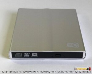 Внешний оптический накопитель CD привод 3Q Slim DVD RW Drive T103H-TS (USB 2.0, серебристый)