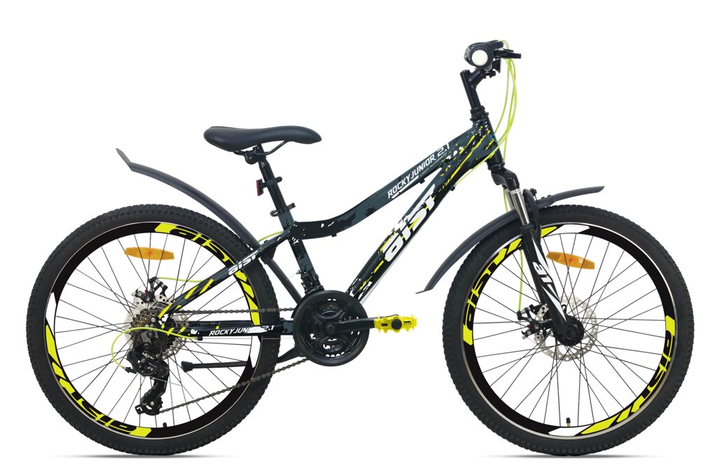 Aist Rocky Junior 2.1 24" (чёрный) от компании Веломагазин Пилот - фото 1