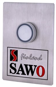 Кнопка вызова Sawo STP-BTN с подсветкой и 10-метровым соединительным проводом