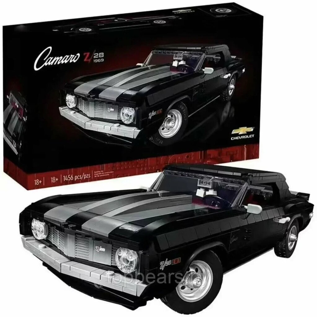 ПОДАРОК! Конструктор для детей гоночная машина Chevrolet Camaro Z28 1456 деталей от компании Art-deco магазин товаров для дома - фото 1