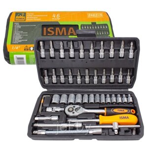 Набор инструментов 46 предметов ISMA ISMA-2462-5