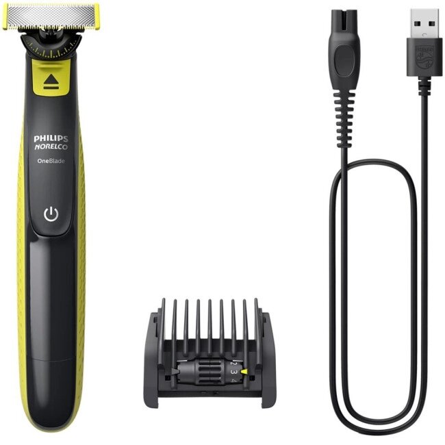 Триммер для бороды и усов Philips OneBlade Face QP2724/20 от компании Techno Mops - фото 1