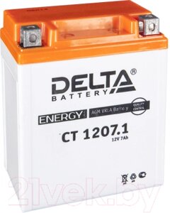 Мотоаккумулятор DELTA AGM ст 1207.1 / YTX7l-BS