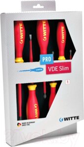 Набор отверток Witte Диэлектрических Pro VDE Slim / 670080