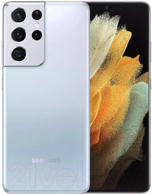 Смартфон Samsung Galaxy S21 Ultra 128GB / 2ASM-G998BZSDSEK восстановлен. Грейд A