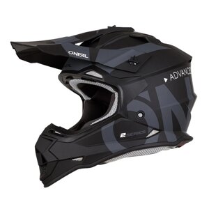 Шлем кроссовый O'NEAL 2Series Slick, черный/серый, M