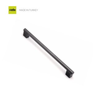 Ручка мебельная CEBI A1240 320 мм SMOOTH (гладкая) PC27 (антрацит)