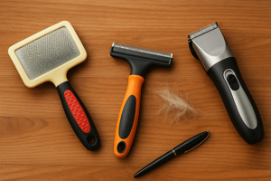 Товары для ухода за шерстью: щетки, фурминаторы и машинки для стрижки