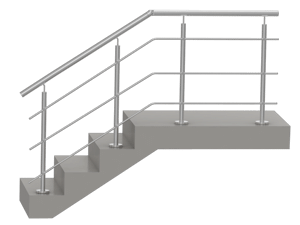 Перила и ограждения лестничные, балконные в Гомеле