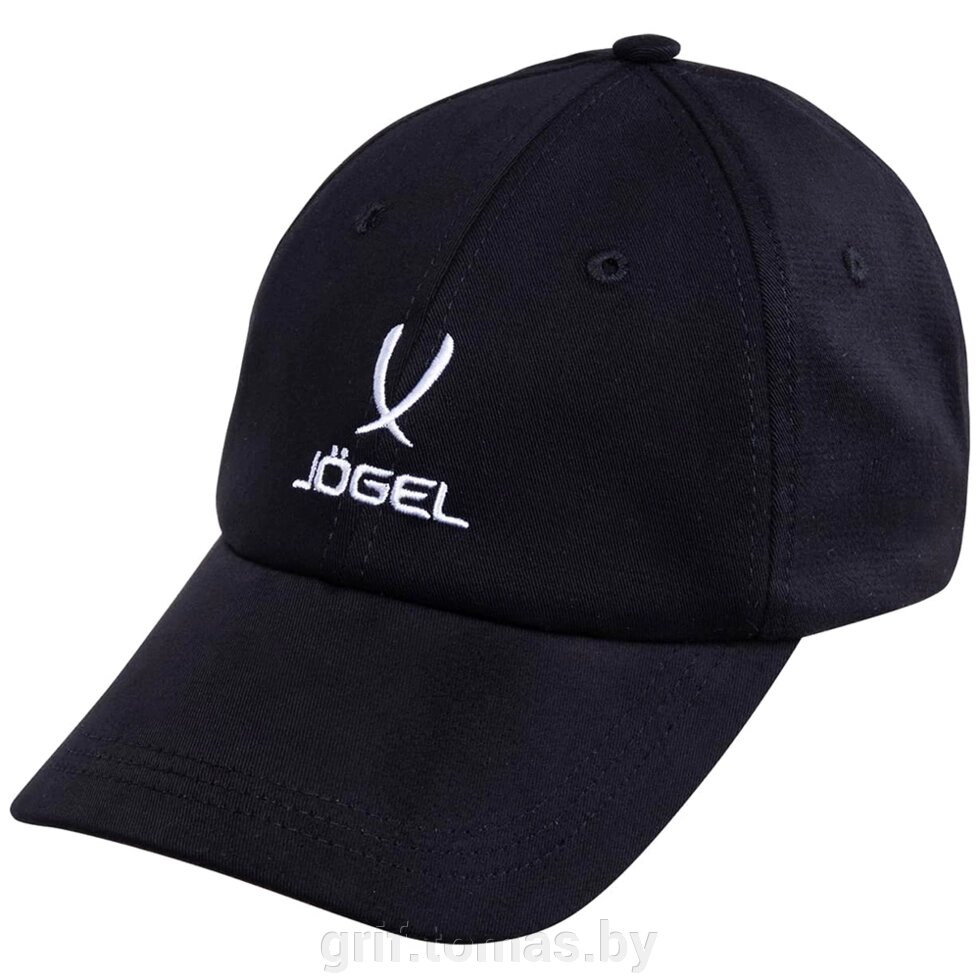 Бейсболка спортивная Jogel Essential Classic Logo Cap (черный) (арт. JGL-19920) от компании Интернет-магазин товаров для спорта и туризма ГРИФ-СПОРТ - фото 1