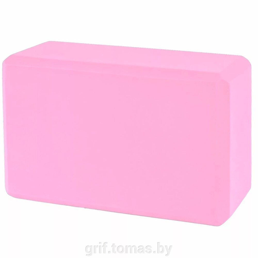 Блок для йоги Cliff (розовый) (арт. CF-YB-10-PI) от компании Интернет-магазин товаров для спорта и туризма ГРИФ-СПОРТ - фото 1