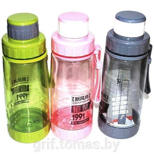 Бутылка для воды 0,55 л (арт. CL-5318) от компании Интернет-магазин товаров для спорта и туризма ГРИФ-СПОРТ - фото 1