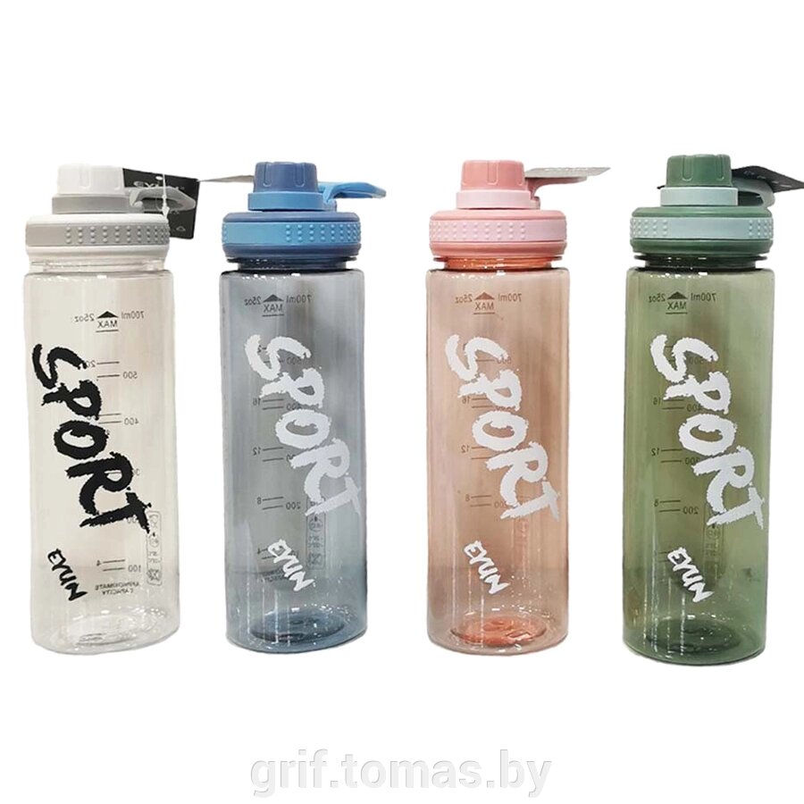 Бутылка для воды 0,7 л (арт. YY-531) от компании Интернет-магазин товаров для спорта и туризма ГРИФ-СПОРТ - фото 1