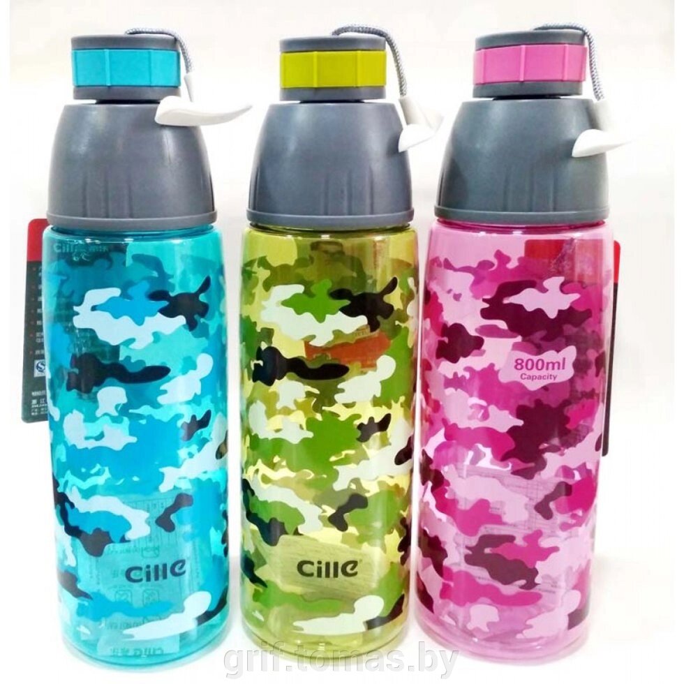 Бутылка для воды 0,8 л (арт. XL-1615-A) от компании Интернет-магазин товаров для спорта и туризма ГРИФ-СПОРТ - фото 1