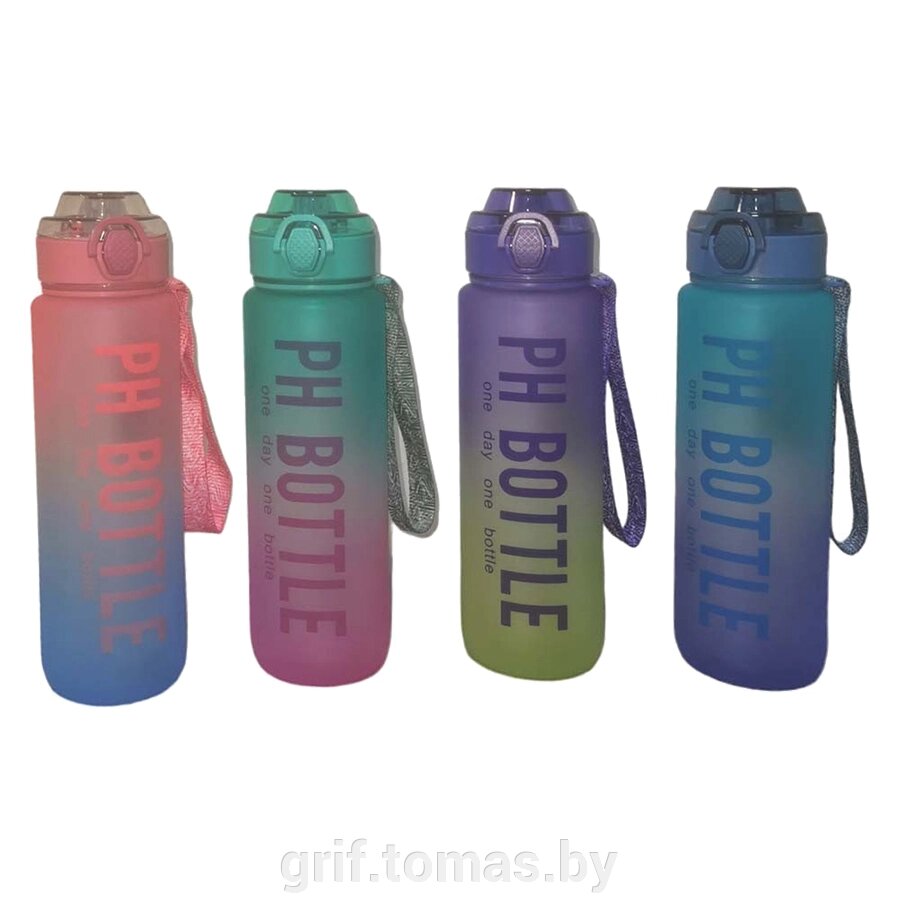 Бутылка для воды 1,0 л (арт. YY-257) от компании Интернет-магазин товаров для спорта и туризма ГРИФ-СПОРТ - фото 1