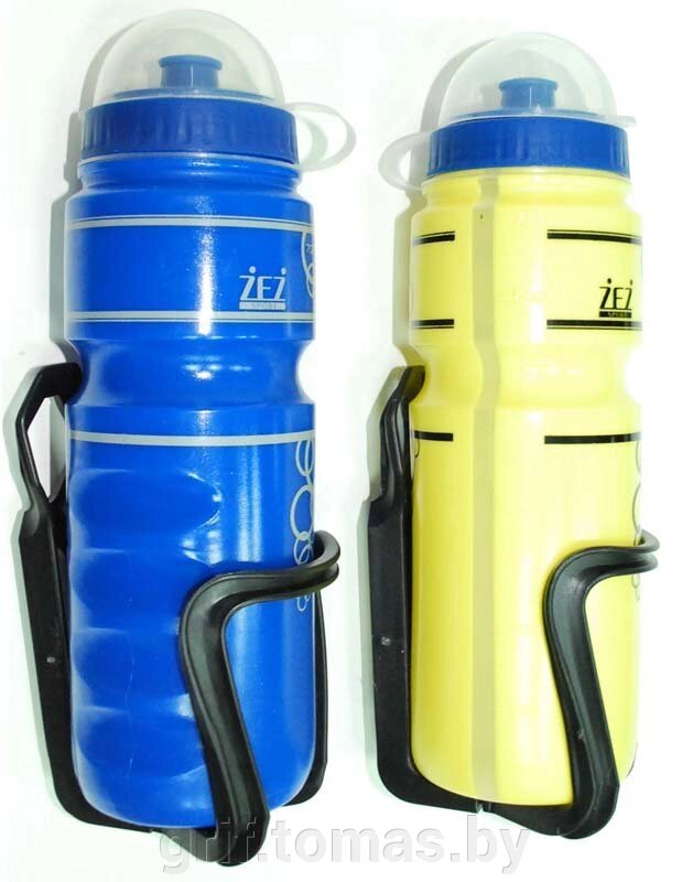 Бутылка спортивная с держателем для велосипеда 0,7 л (арт. BT1121) от компании Интернет-магазин товаров для спорта и туризма ГРИФ-СПОРТ - фото 1