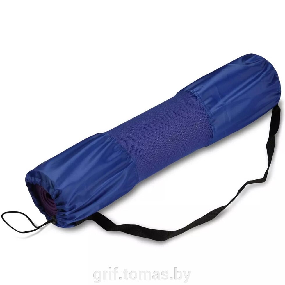Чехол для коврика для йоги полусетчатый SM (синий)  (арт. SM-131-BL) от компании Интернет-магазин товаров для спорта и туризма ГРИФ-СПОРТ - фото 1