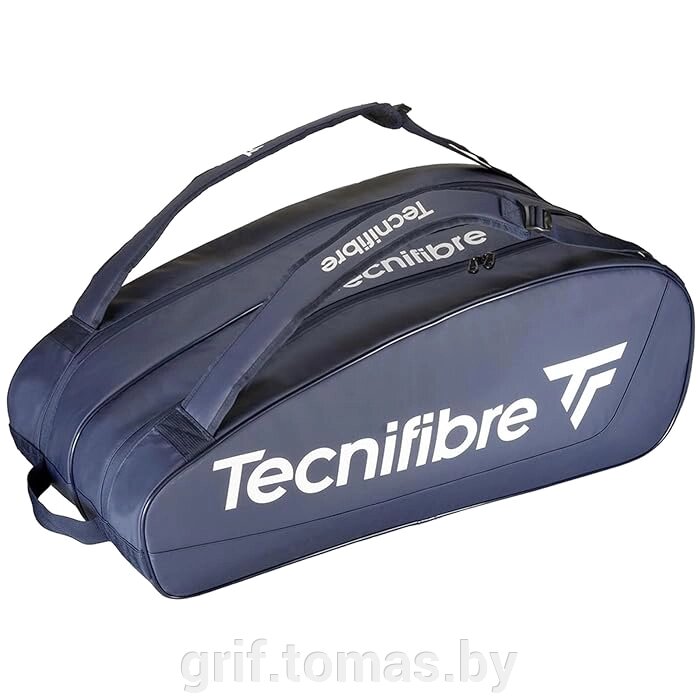 Чехол-сумка Tecnifibre Tour Endurance на 12 ракеток (синий) (арт. 40TOUNAV12) от компании Интернет-магазин товаров для спорта и туризма ГРИФ-СПОРТ - фото 1