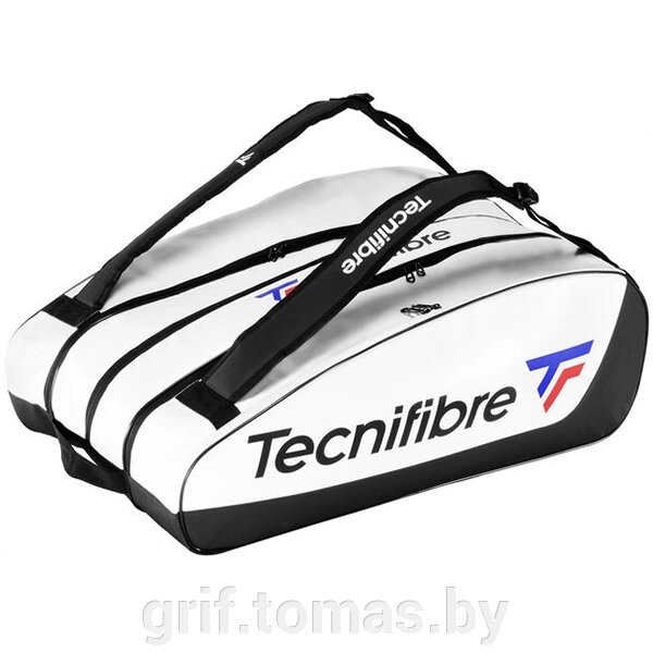 Чехол-сумка Tecnifibre Tour Endurance на 15 ракеток (белый/черный) (арт. 40TOUWHI15) от компании Интернет-магазин товаров для спорта и туризма ГРИФ-СПОРТ - фото 1