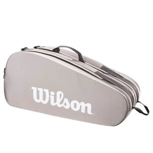 Чехол-сумка Wilson Tour Stone на 6 ракеток (серый) (арт. WR8022101001)