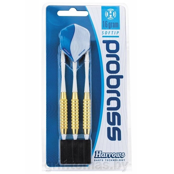 Дротики для электронного дартса Harrows Pro Brass Softip (арт. 841HRED159) от компании Интернет-магазин товаров для спорта и туризма ГРИФ-СПОРТ - фото 1