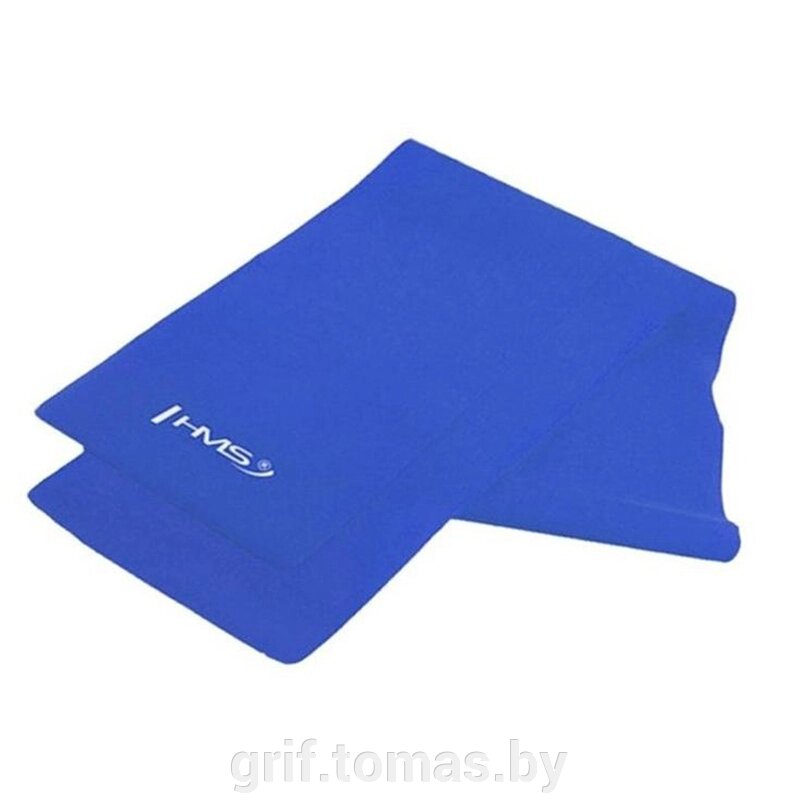 Эспандер-лента HMS Fitness Resistance Band (синий) (арт. GU02) от компании Интернет-магазин товаров для спорта и туризма ГРИФ-СПОРТ - фото 1