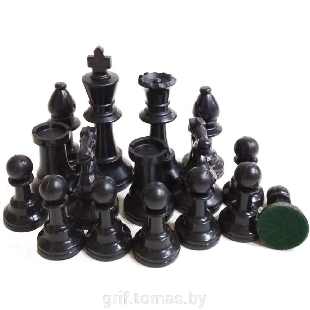 Фигуры шахматные пластиковые (арт. QZ-S7) от компании Интернет-магазин товаров для спорта и туризма ГРИФ-СПОРТ - фото 1