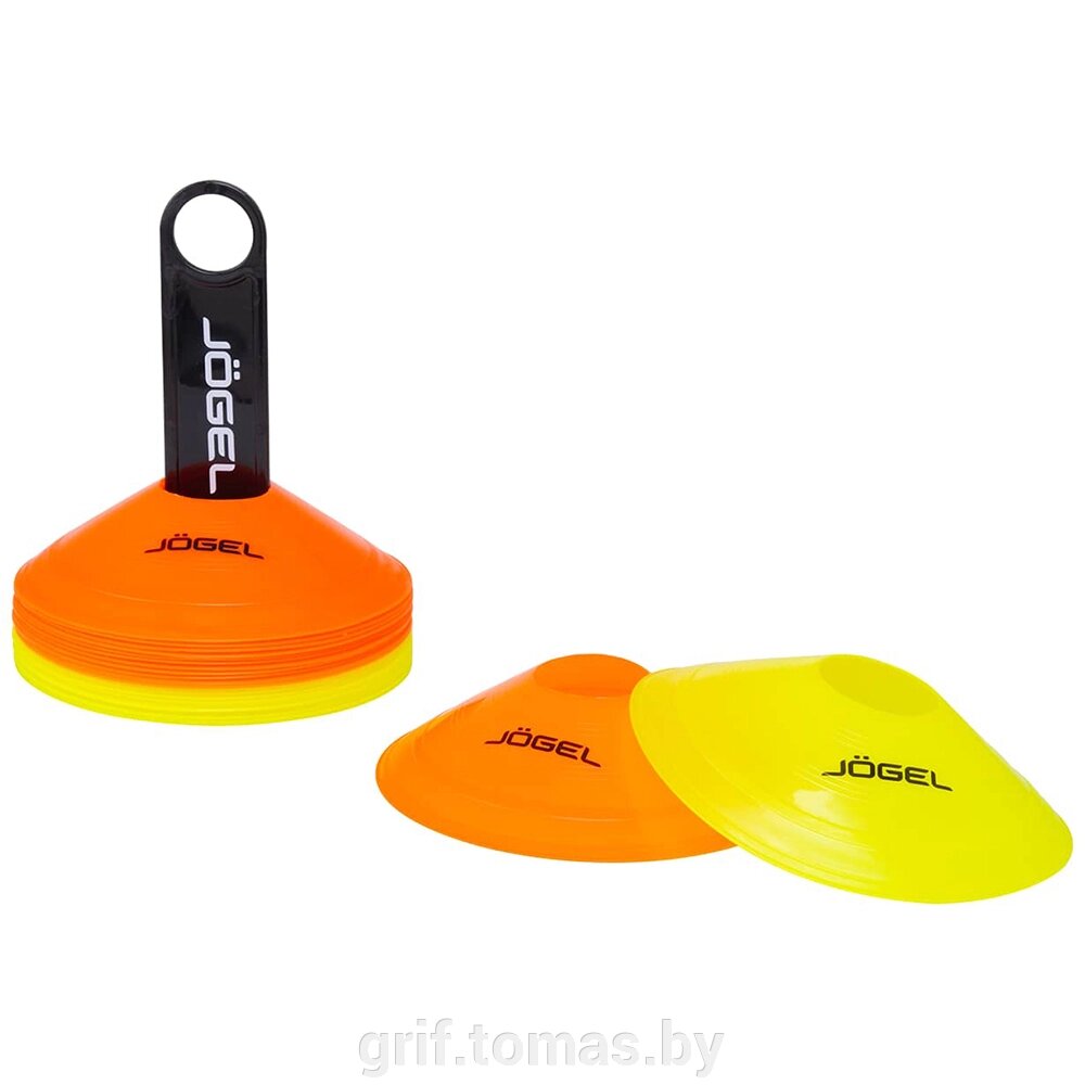 Фишки для разметки цветные Jogel 24 шт (арт. JA-224) от компании Интернет-магазин товаров для спорта и туризма ГРИФ-СПОРТ - фото 1