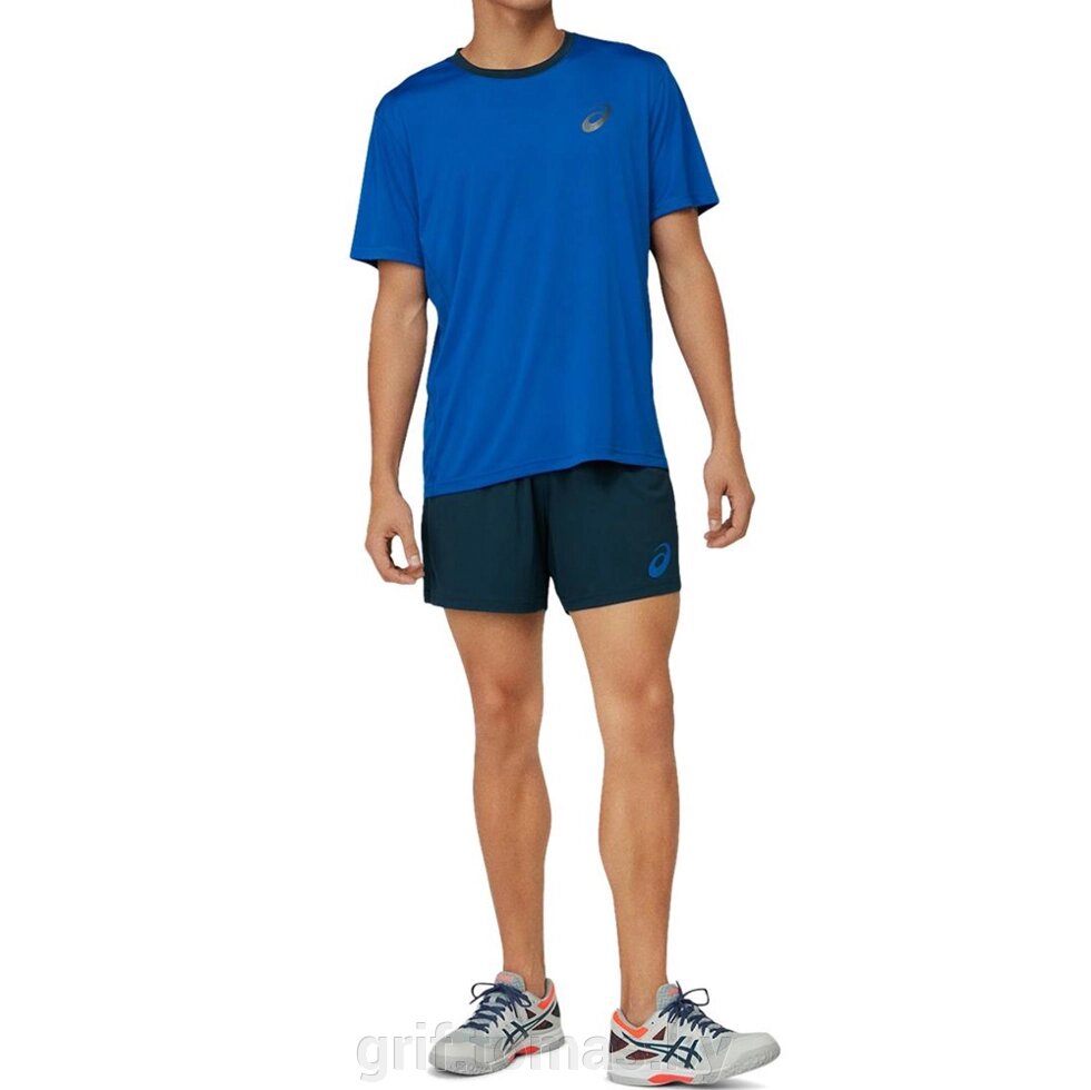 Форма волейбольная мужская Asics Volley Set (синий/темно-синий) (арт. 2051A277-400) от компании Интернет-магазин товаров для спорта и туризма ГРИФ-СПОРТ - фото 1