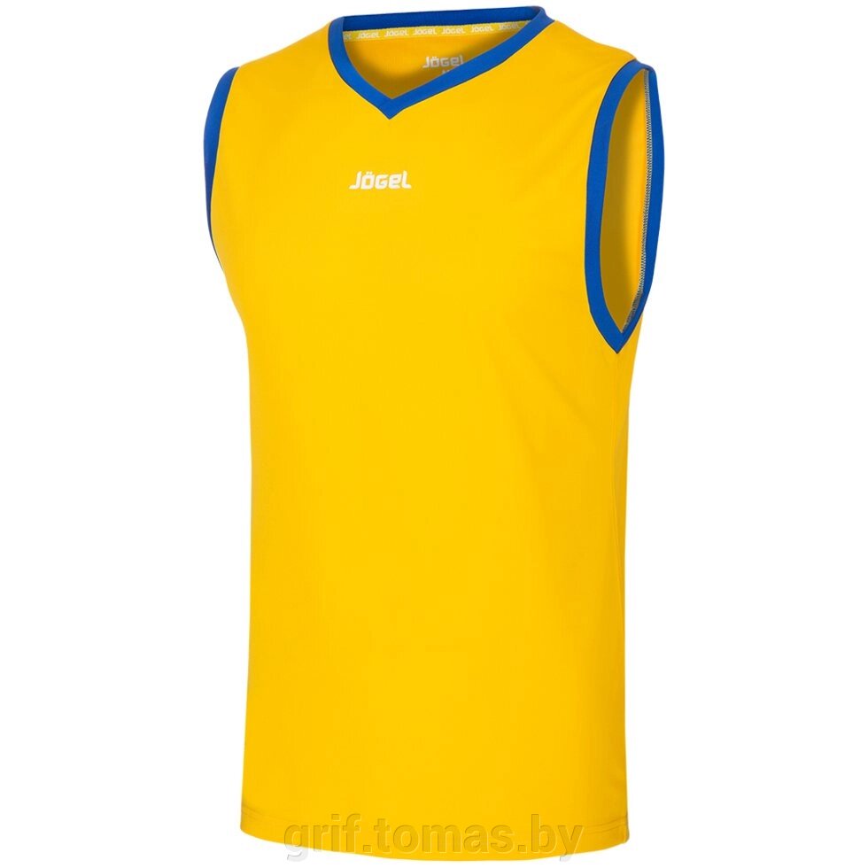 Футболка баскетбольная Jögel (желтый/синий) (арт. JBT-1020-047) от компании Интернет-магазин товаров для спорта и туризма ГРИФ-СПОРТ - фото 1