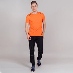 Футболка спортивная мужская Nordski Run Dress (оранжевый) (арт. NSM422103)