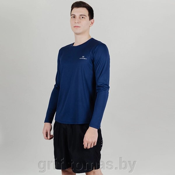Футболка спортивная мужская Nordski Run (синий) (арт. NSM492060) от компании Интернет-магазин товаров для спорта и туризма ГРИФ-СПОРТ - фото 1