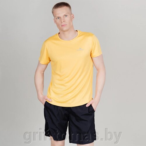 Футболка спортивная мужская Nordski Run (желтый) (арт. NSM422153)