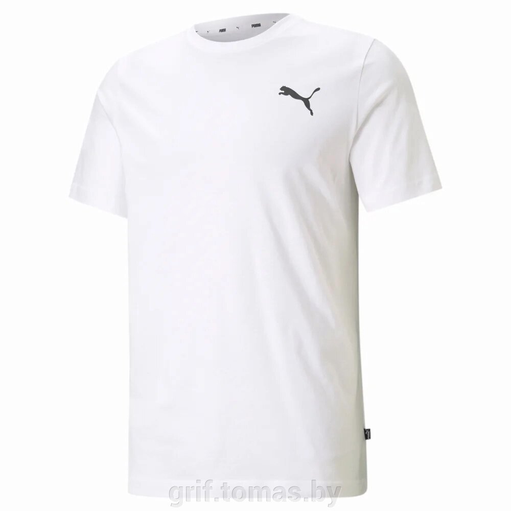 Футболка спортивная мужская Puma Essentials Small Logo Tee (белый) (арт. 58666852) от компании Интернет-магазин товаров для спорта и туризма ГРИФ-СПОРТ - фото 1