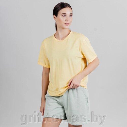 Футболка спортивная женская Nordski Outfit (желтый) (арт. NSW933197)
