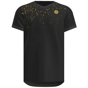 Футболка теннисная мужская Bidi Badu Paris 2024 Tee (черный/золотой) (арт. M1620029-BKGLD)