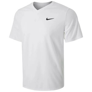 Футболка теннисная мужская Nike Court Dri-FIT Victory (белый) (арт. CV2982-100)