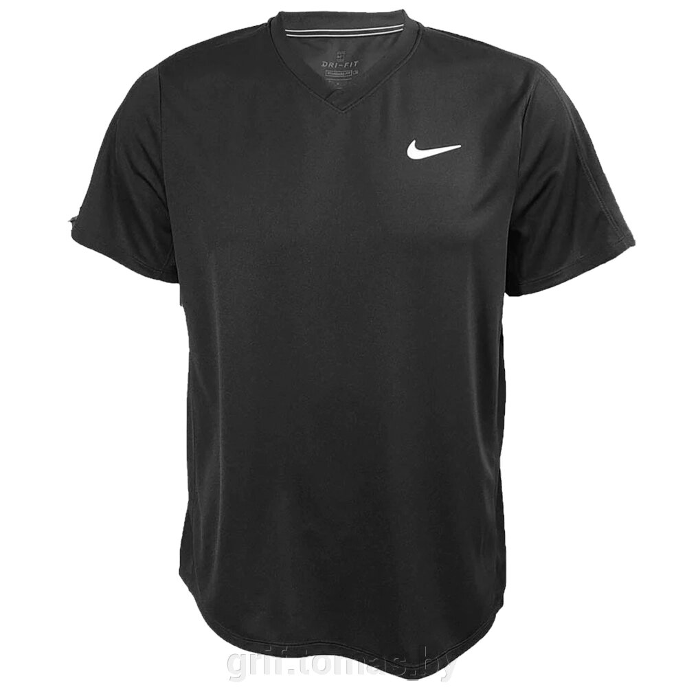 Футболка теннисная мужская Nike Court Dri-FIT Victory (черный) (арт. CV2982-010) от компании Интернет-магазин товаров для спорта и туризма ГРИФ-СПОРТ - фото 1