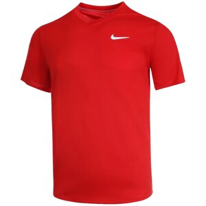 Футболка теннисная мужская Nike Court Dri-FIT Victory (красный) (арт. CV2982-657)