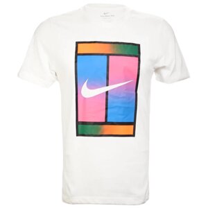 Футболка теннисная мужская Nike Dri-FIT Court Tennis T-Shirt (белый) (арт. FQ4934-100)