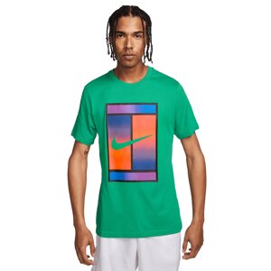 Футболка теннисная мужская Nike Dri-FIT Court Tennis T-Shirt (зеленый) (арт. FQ4934-324)