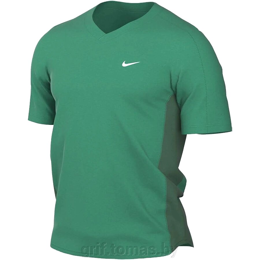 Футболка теннисная мужская Nike Dri-FIT Victory (зеленый) (арт. CV2982-365) от компании Интернет-магазин товаров для спорта и туризма ГРИФ-СПОРТ - фото 1