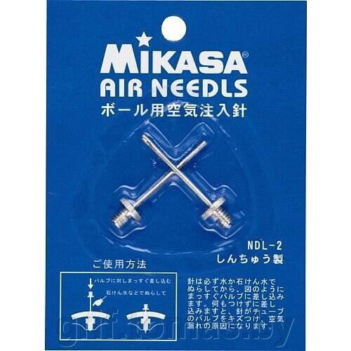 Игла для накачивания мячей Mikasa (арт. NDL-2) от компании Интернет-магазин товаров для спорта и туризма ГРИФ-СПОРТ - фото 1