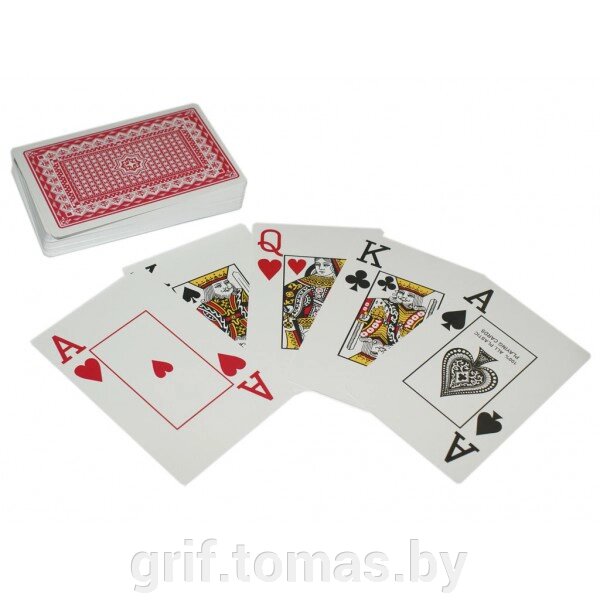 Карты для игры в покер (арт. 54ШТ-S3) от компании Интернет-магазин товаров для спорта и туризма ГРИФ-СПОРТ - фото 1