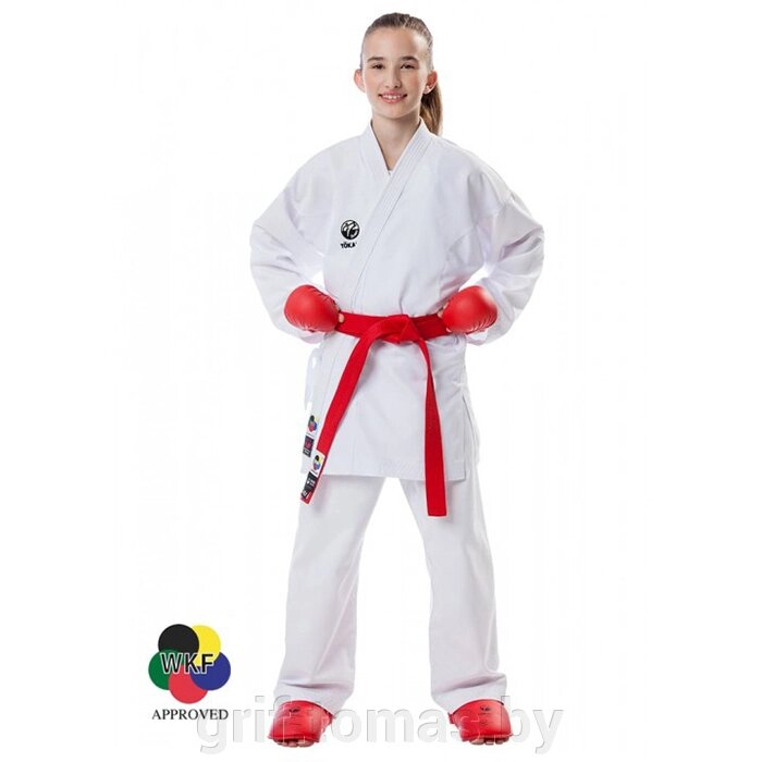 Кимоно каратэ для кумитэ Tokaido Kumite Master Junior WKF 4 унции (35% Хлопок / 65% Полиэстер) (арт. ATCJU) от компании Интернет-магазин товаров для спорта и туризма ГРИФ-СПОРТ - фото 1