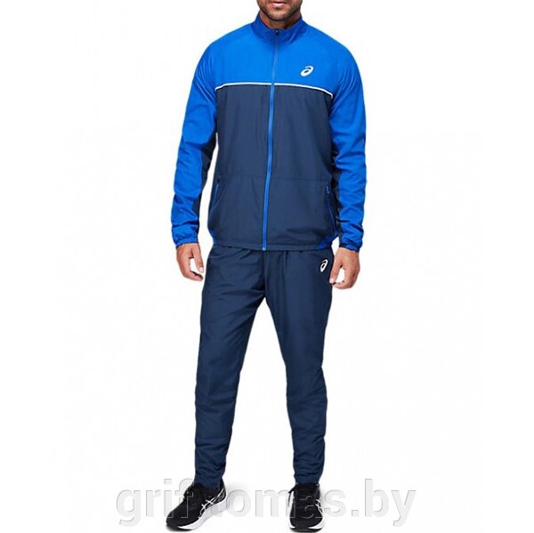 Костюм спортивный мужской Asics Match Suit Long (синий/темно-синий) (арт. 2031C506-400) от компании Интернет-магазин товаров для спорта и туризма ГРИФ-СПОРТ - фото 1