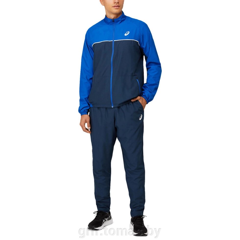 Костюм спортивный мужской Asics Match Suit (синий/темно-синий) (арт. 2031C505-400) от компании Интернет-магазин товаров для спорта и туризма ГРИФ-СПОРТ - фото 1