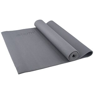 Коврик гимнастический для йоги Starfit PVC 5 мм (серый) (арт. FM-101-05-GR)